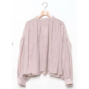 新品 moment +モーメントプラス長袖ブラウス