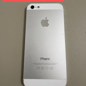 iPhone5 シルバー 64GB 初期化済み