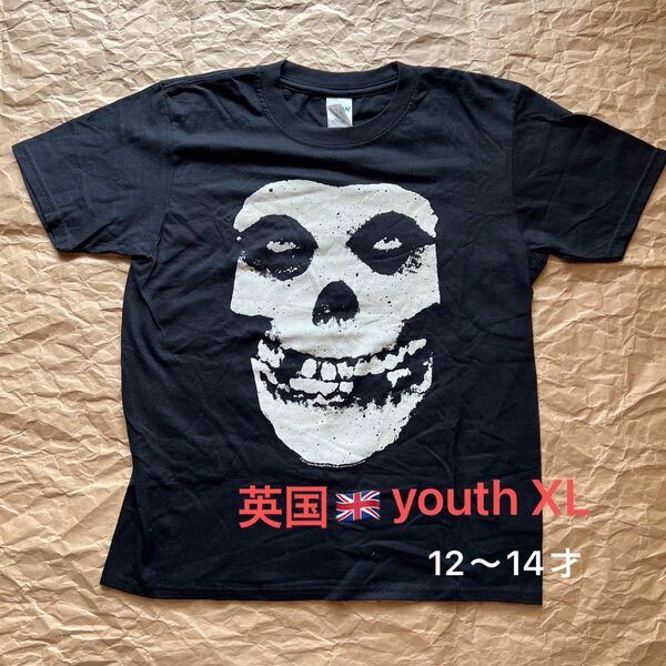 【新品未着用品】Misfits メタルTシャツ 英国youth XLサイズ