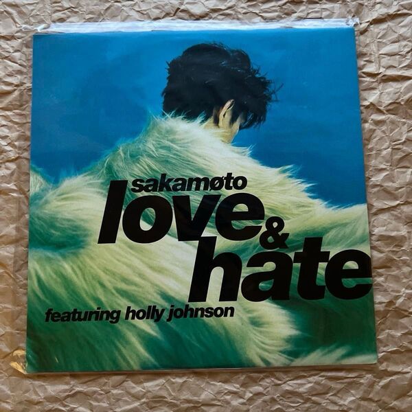 坂本龍一 「Love & Hate 」12インチシングルレコード
