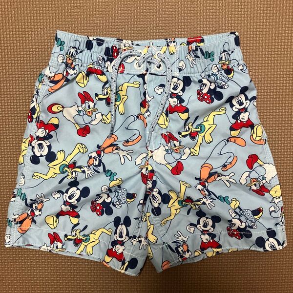 GAP ミッキー ディズニー スイムパンツ 水着 ハーフパンツ サーフパンツ ズボン 半ズボン サイズ100 110