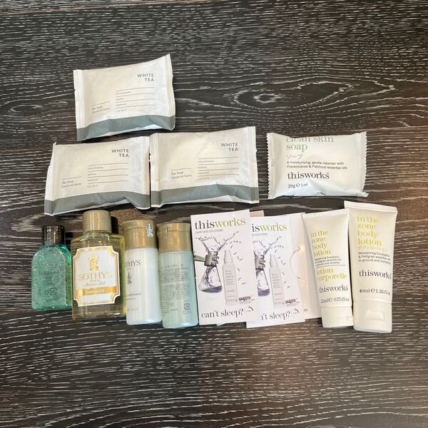 ホテルアメニティ SOTHYS thisworks WHITE TEA ウェスティンホテル