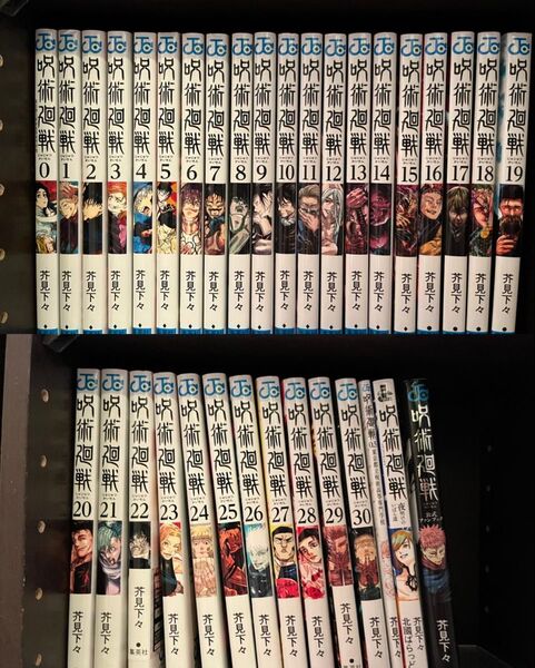 呪術廻戦 0〜30巻+0.5巻+公式ファンブック+小説 呪術廻戦 夜明けのいばら道 、逝く夏と還る秋セット