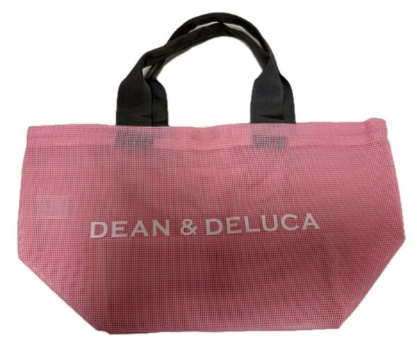 DEAN & DELUCA メッシュトートバッグ ピンク
