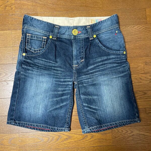 EDWIN デニムハーフパンツ インディゴブルーMサイズ