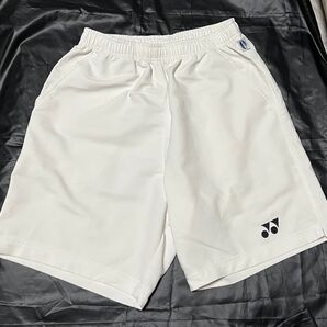 ヨネックスハーフパンツ ホワイト S