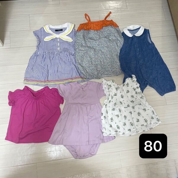 ブランドまとめ売り 80サイズ ロンパース ワンピース トップス プチバトー