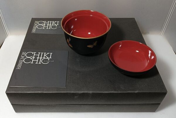 HANAE MORI CHIKI CHIC (漆器 シック) 汁椀 5客セット