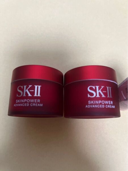 SK2 SK-II スキンパワー アドバンストクリーム(美容クリーム)30g(15g×2個)国内正規品