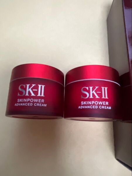 SK2 SK-II スキンパワー アドバンストクリーム(美容クリーム)30g(15g×2個)国内正規品