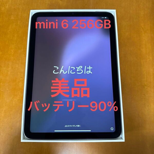 【美品】iPad mini 第6世代 256GB Wi-Fiモデル