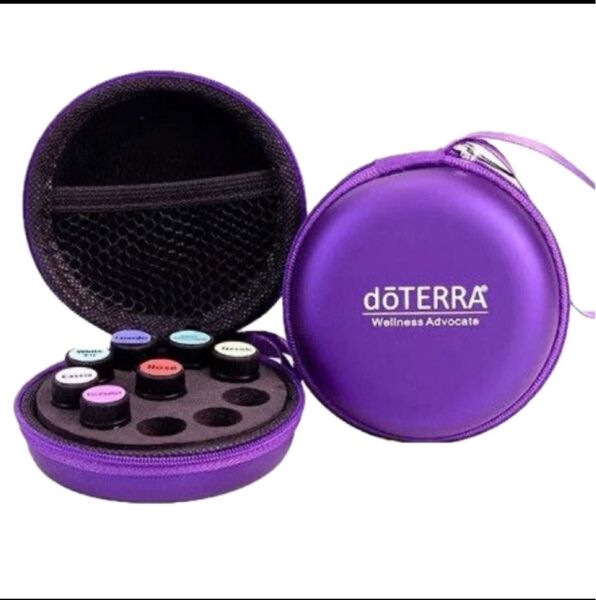 doTERRA エッセンシャル、アロマ携帯用ケース 2ml 12本入り (ケースのみ) パープル