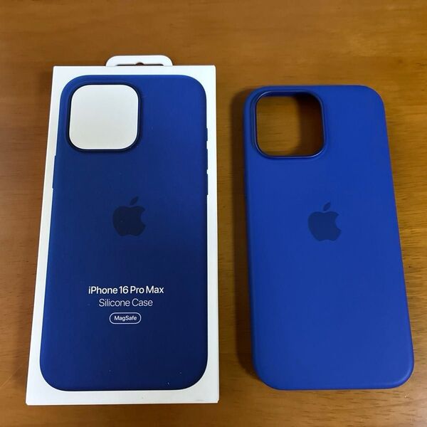 Apple純正 MagSafe対応 iPhone 16 Pro Max シリコーンケース ウルトラマリン 純正シリコン