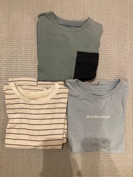 キッズ 長袖シャツ 3点セット 110cm