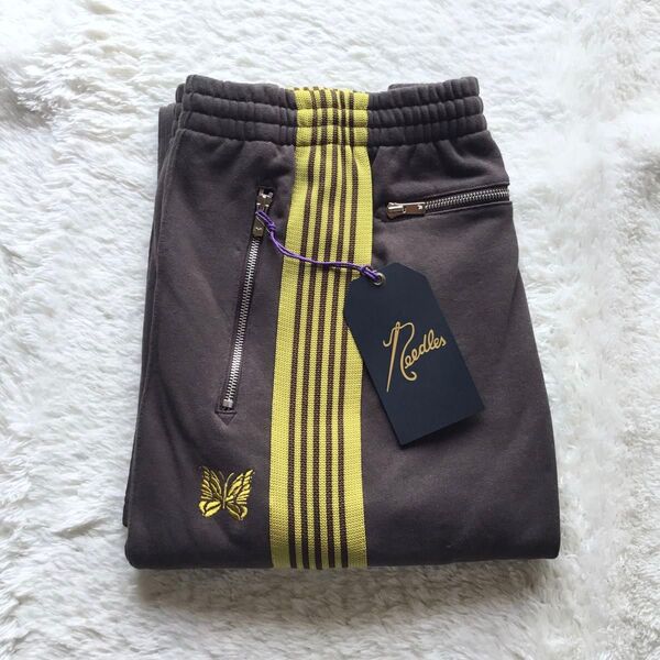新品 別注 NEEDLES トラックパンツ ブラウン Sサイズ