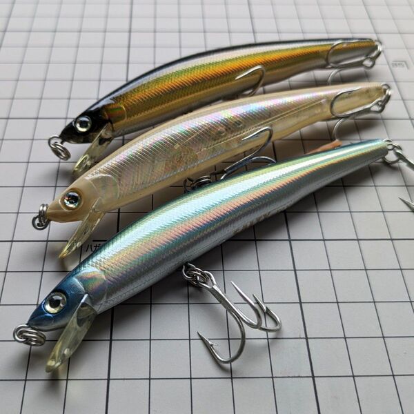 【極美品・未使用】【廃盤】ザウルス/ソルティーレックス 120 ★3個セット 12cm 15g フローティングミノー