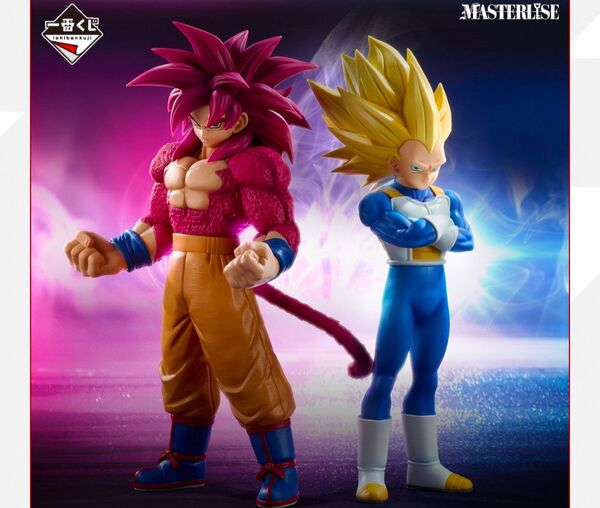 一番くじ ドラゴンボール VSオムニバスCROSS A賞 超サイヤ人4孫悟空 B賞 超サイヤ人3ベジータ 新品未開封
