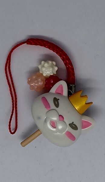 王様猫 キャンディー 金平糖チャーム付 3月のライオン 三日月堂 和菓子 ストラップ 未使用 自宅保管品