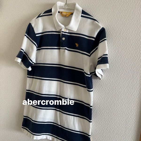 abercrombie アバクロ ■ ボーダー ポロシャツ BOYS XL