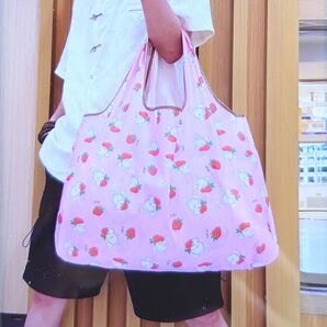 うさぎ柄のエコバッグ