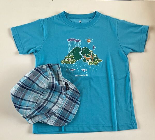 mont-bell モンベル 半袖Tシャツ、キャスケット