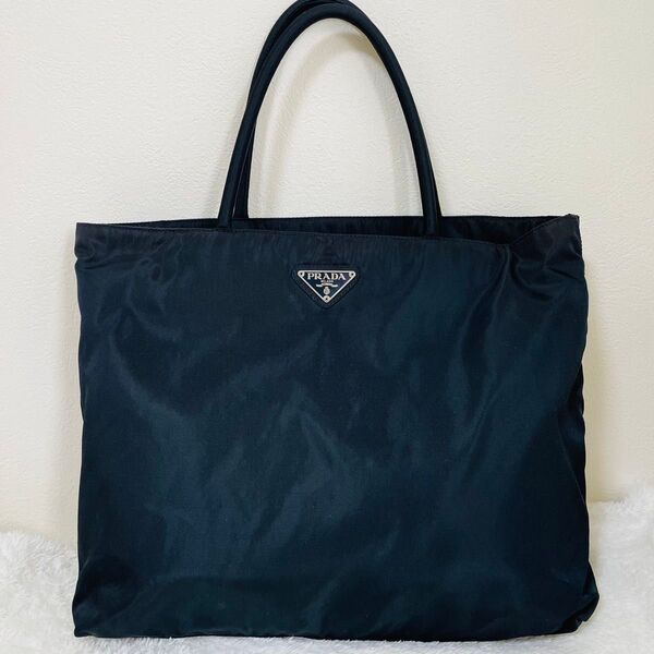 PRADA プラダ トートバッグ ハンドバッグ 三角ロゴプレート ナイロン PC A4