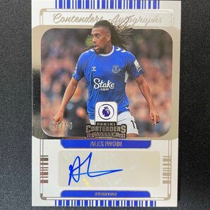 50枚限定 2022-23 Panini アレックス・イウォビ 直筆サイン Alexander Iwobi Chronicles
