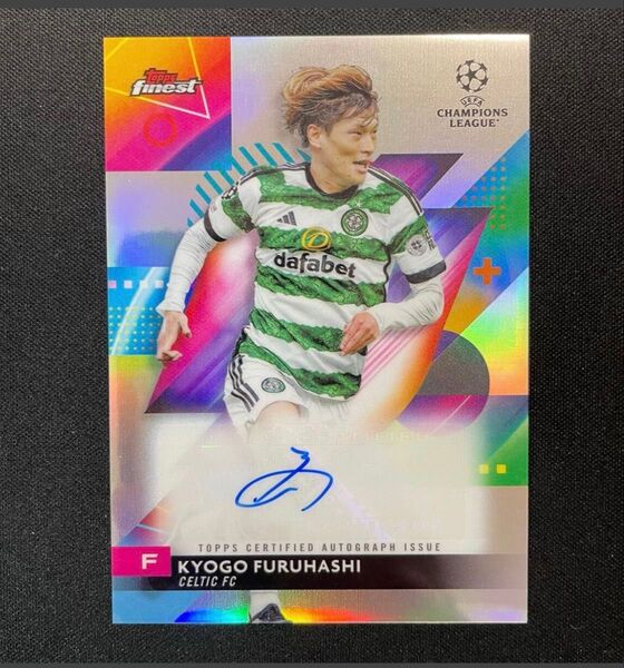 2023-24 Topps 古橋亨梧 直筆サイン セルティック 日本代表 Furuhashi Kyogo Celtic Auto