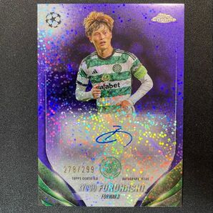 299枚限定 2023-24 Topps 古橋亨梧 直筆サイン セルティック Auto Kyogo Furuhashi