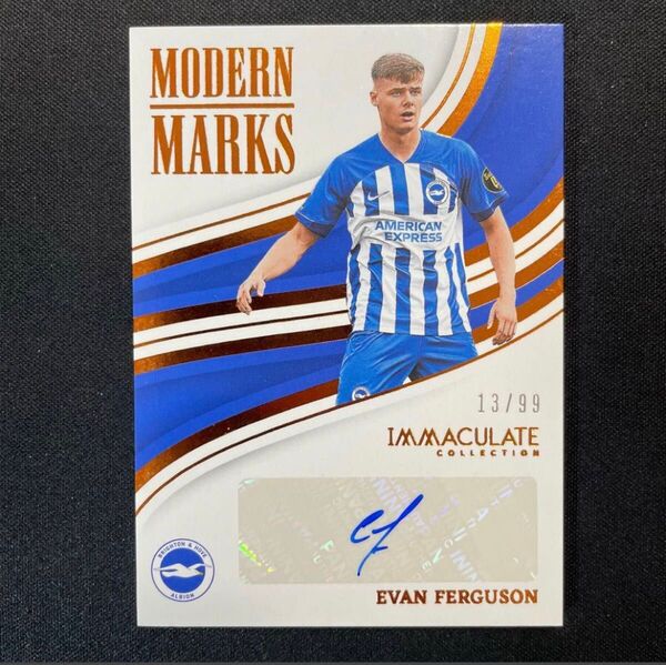 99枚限定 2023-24 Panini エヴァン・ファーガソン 直筆サイン Immaculate Evan Ferguson
