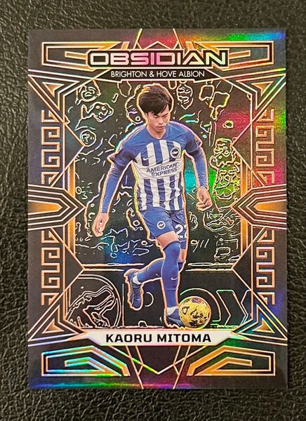 40枚限定 2023-24 Panini 三笘薫 ブライトン 日本代表 Obsidian Panini