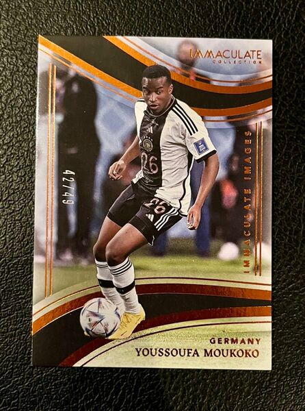49枚限定 2023-24 Panini ユスファ・ムココ ドルトムント UEFA Immaculate