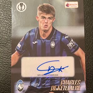2023 topps チャールズ・デ・ケテラエル 直筆サイン アタランタ Auto Topps 直筆サインカード デ・ケテラーレ