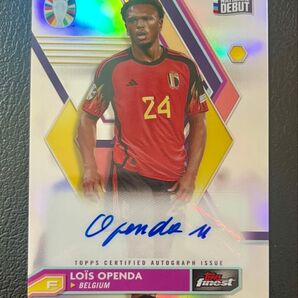 2024 topps ロイス・オペンダ 直筆サイン RBライプツィヒ Topps Auto Chrome