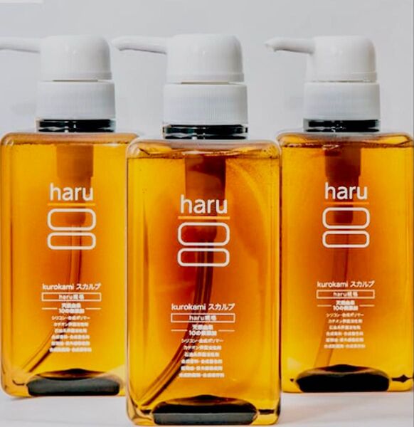 【未使用・未開封】ハル スカルプ シャンプー(柑橘系の香り)400ml 3本セット