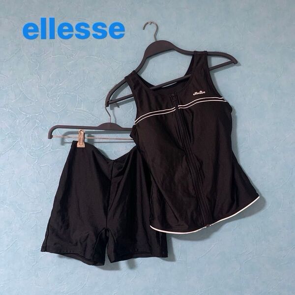 ellesse エレッセ 競泳 水着 セパレート L