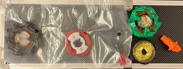 ベイブレードX コバルトドラグーン2-60Cメタルコートブラック未開封品 クロコクランチ2-60Q未使用品