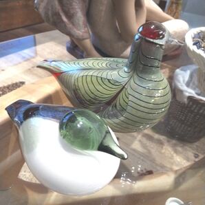 iittala イッタラ Bird バード ガラス工芸品 置物 2体セット インテリア 北欧 イッタラバード イッタラ 置物