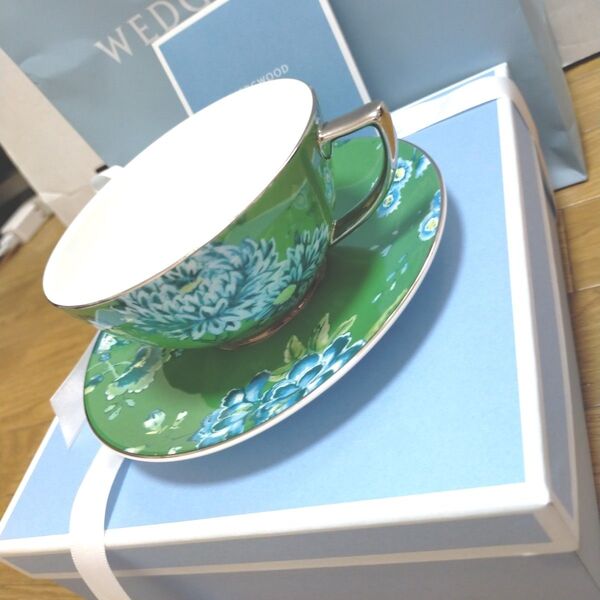 【未使用品 袋/外箱付】ジャスパーコンラン JASPER CONRAN ウェッジウッド WEDGWOOD カップ&ソーサー