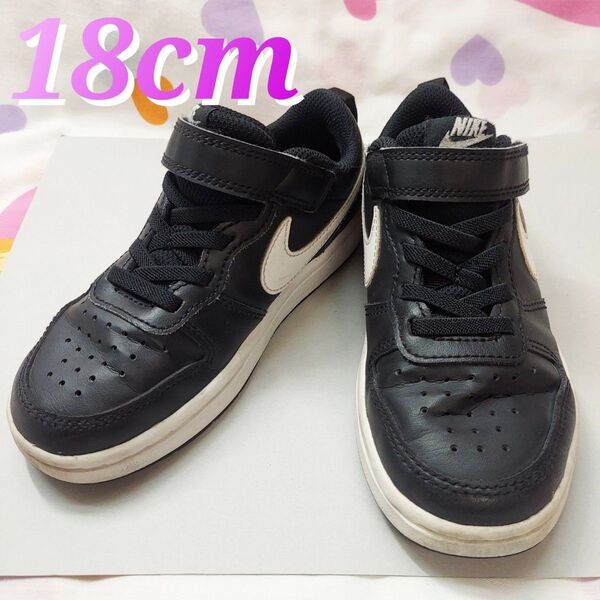 ナイキ NIKE コートボロー LOW キッズ ジュニア 子供用 スニーカー 18cm 靴 シューズ ブラック 黒