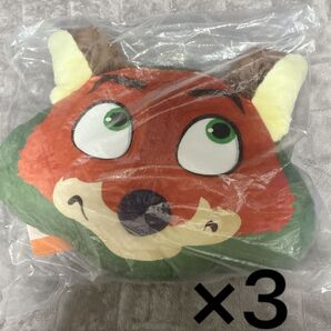 ズートピア 一番くじ A賞 ダイカットクッション ニック
