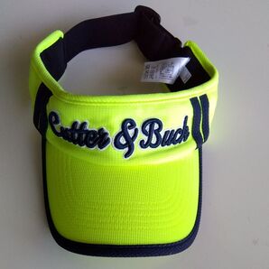 Cutter&Buck サンバイザー イエロー×ネイビー ゴルフ