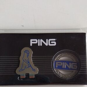 PING ゴルフマーカー&ハットクリップセット