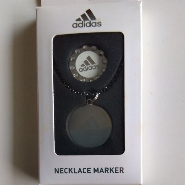 adidas ネックレスマーカー ゴルフ 新品 未使用