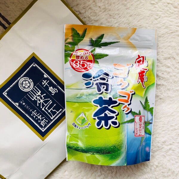 八女茶 牛島製茶 冷茶 35パック ★定庵 ゴクゴク冷茶 福岡 おいしいお茶 三角ティパック 緑茶 グリーンティ 水も湯も 煎茶
