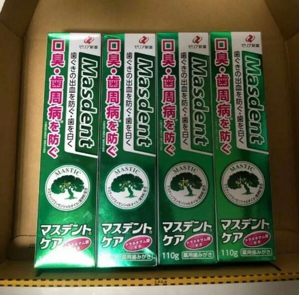新品★マスデントケア 110g × 4本