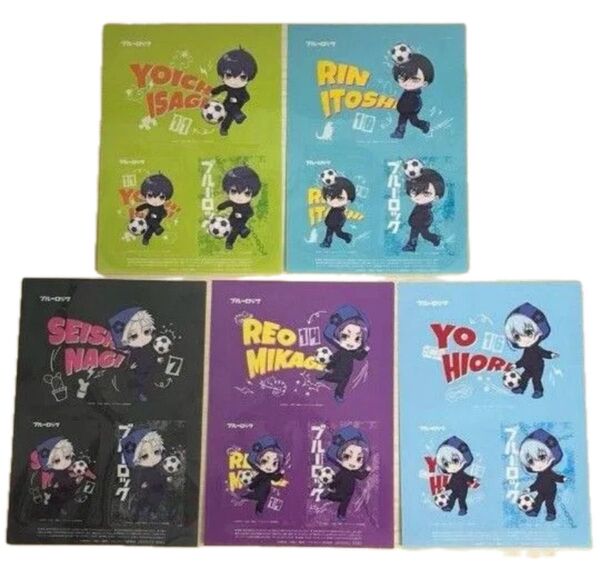 ブルーロック セブンイレブンオリジナルクリアシートコンプリートセット