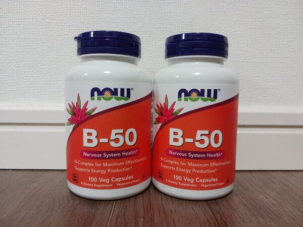 ナウフーズ ビタミンBコンプレックス 100錠 2個セット B-50 ビタミンB群