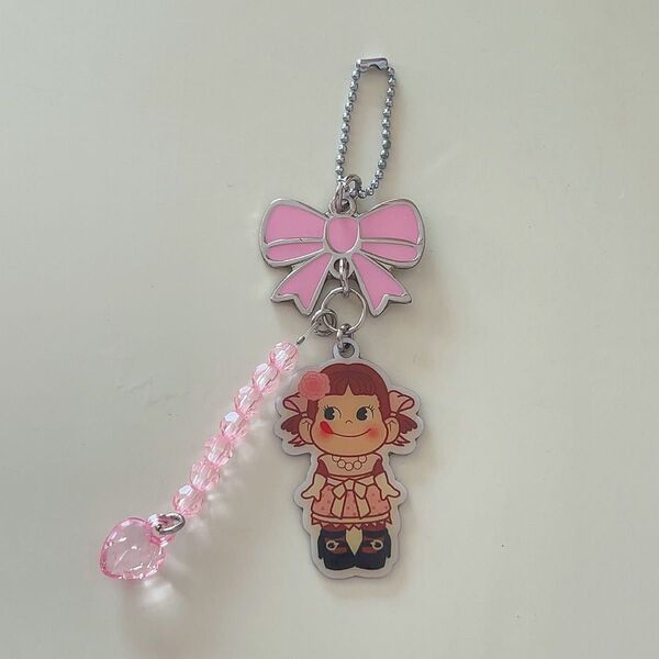 不二家 ペコちゃん キーホルダー チャーム