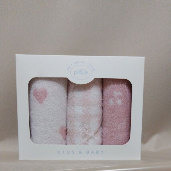 gelato pique baby ハンドタオル3枚セット